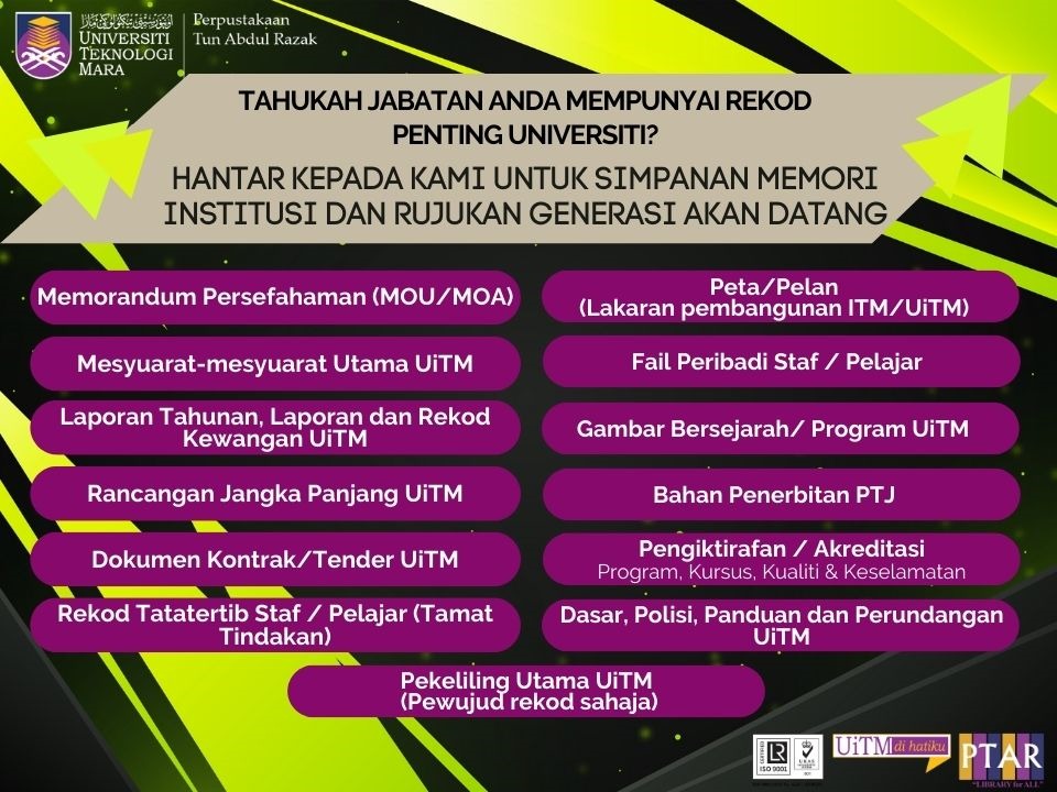 PENYERAHAN REKOD PENTING UNIVERSITI